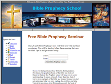 Tablet Screenshot of bibleprophecyschool.com